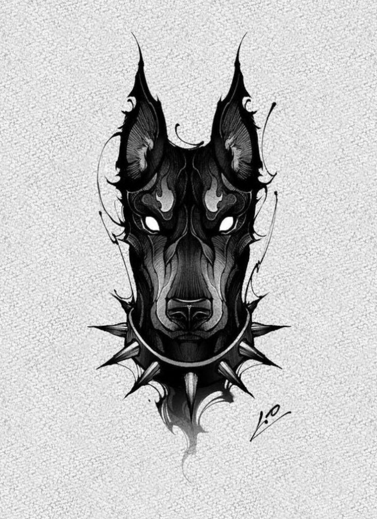 Doberman Tattoo 22
