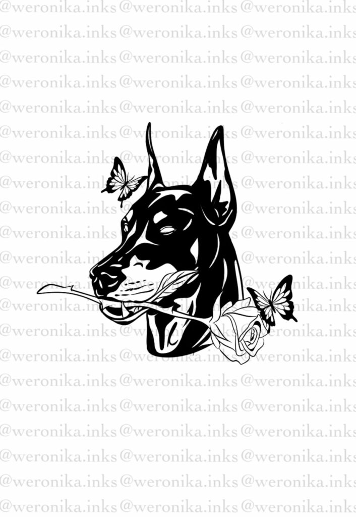 Doberman Tattoo 25