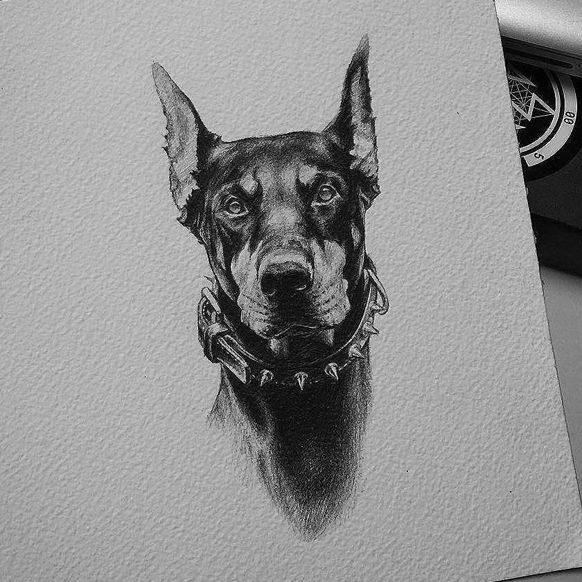 Doberman Tattoo 26
