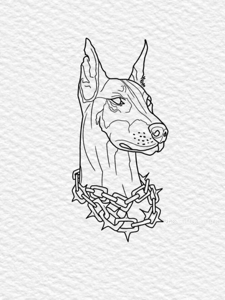 Doberman Tattoo 40