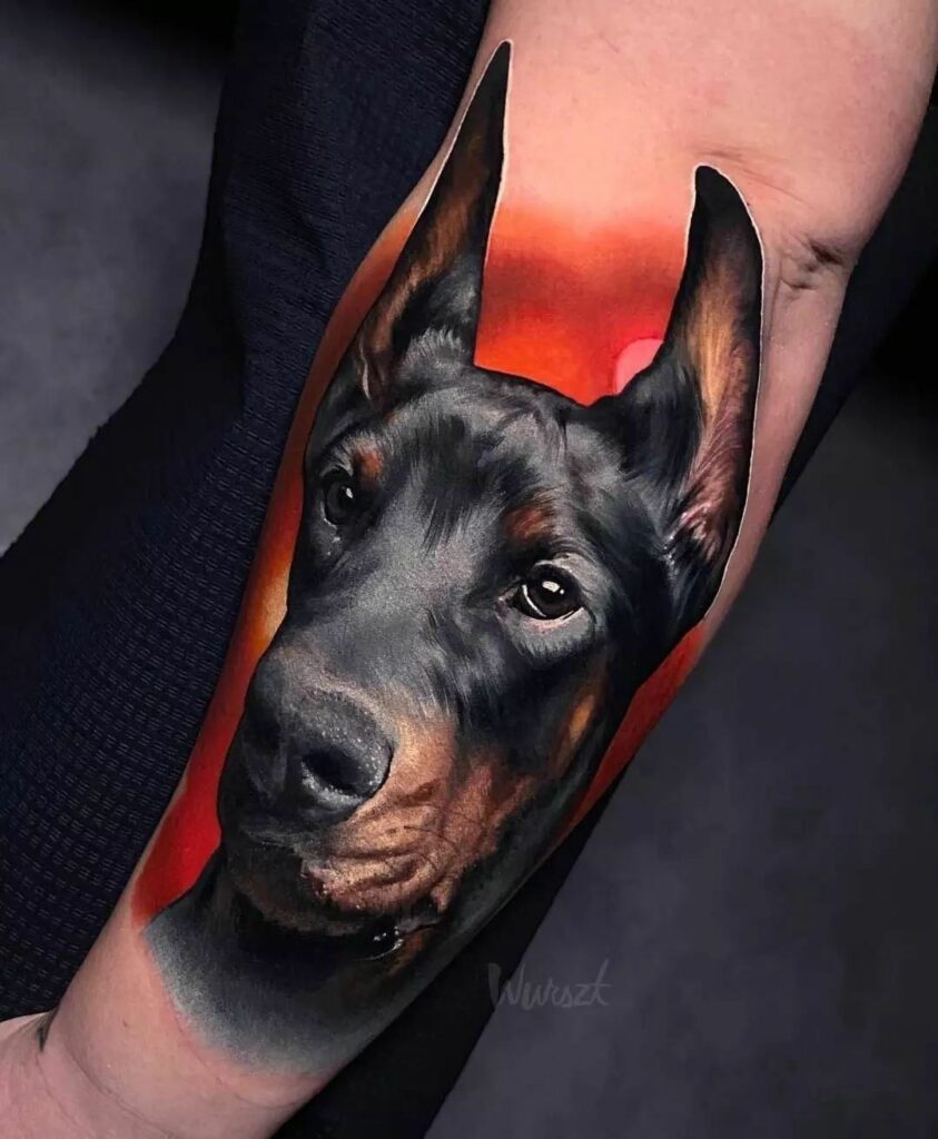 Doberman Tattoo 41