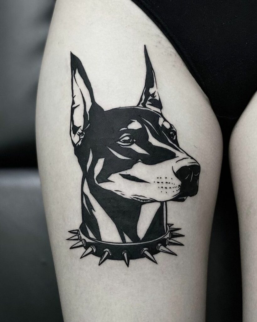 Doberman Tattoo 44