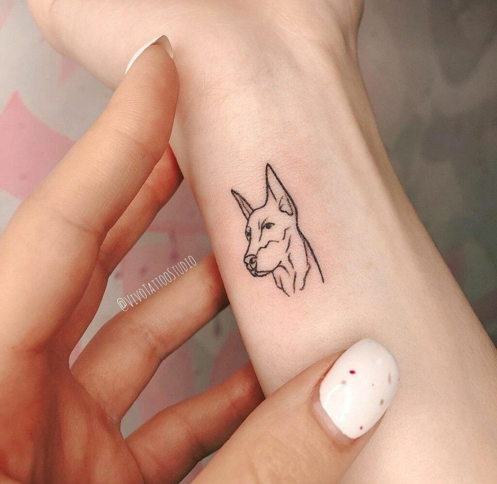 Doberman Tattoo 48