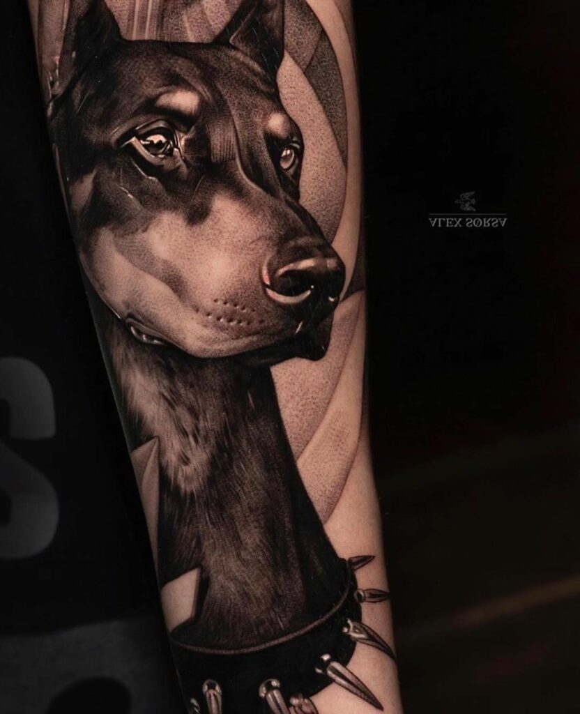 Doberman Tattoo 54