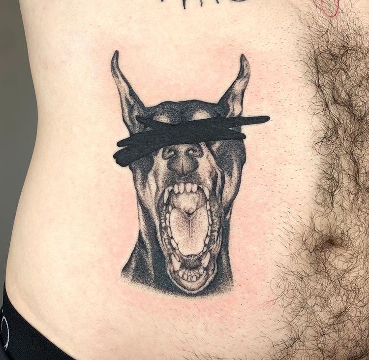 Doberman Tattoo 66
