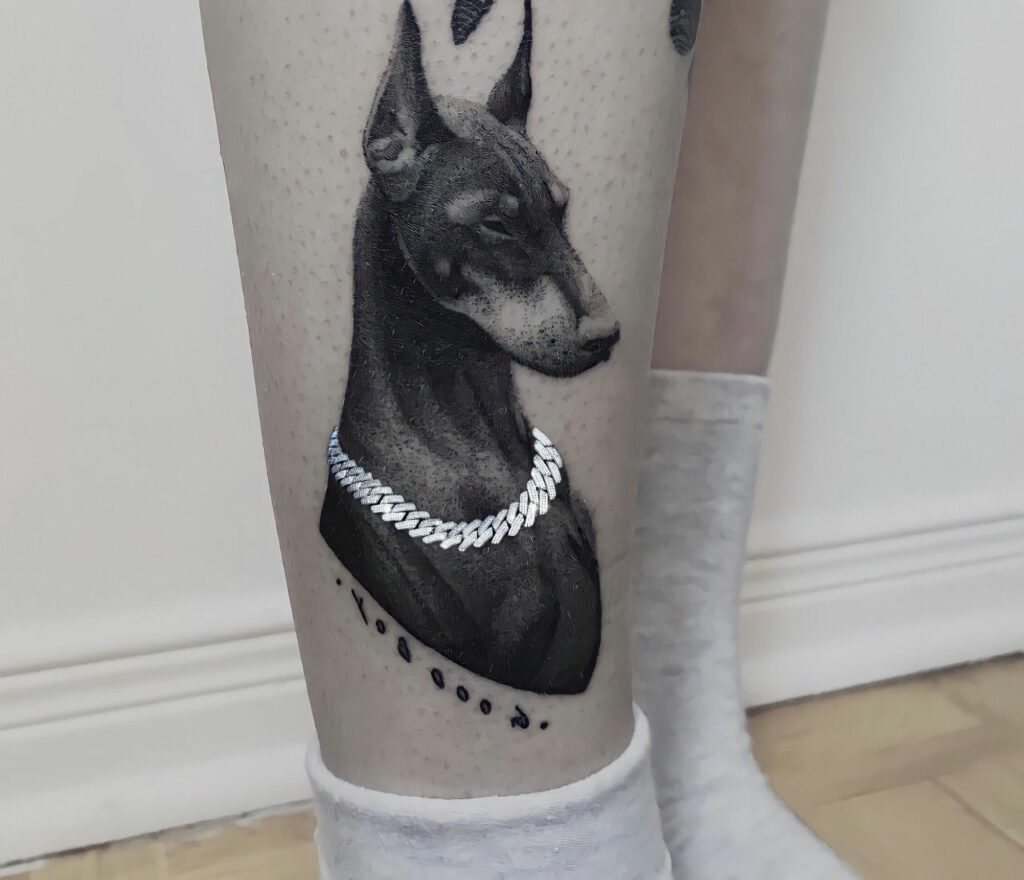 Doberman Tattoo 68