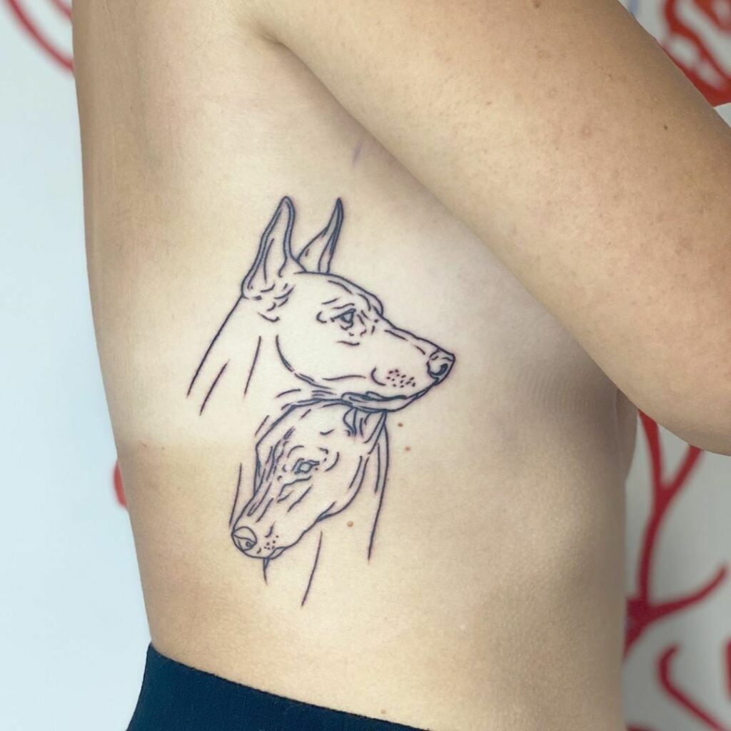 Doberman Tattoo 71