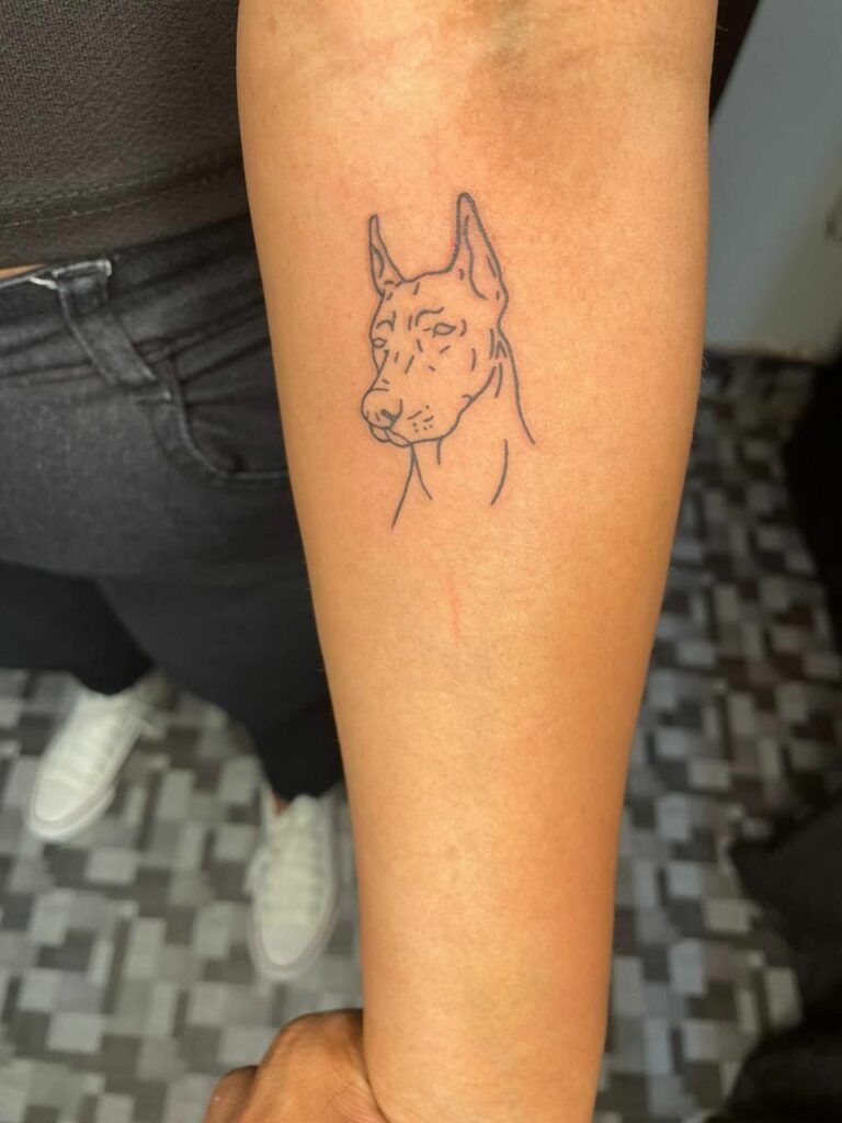Doberman Tattoo 74