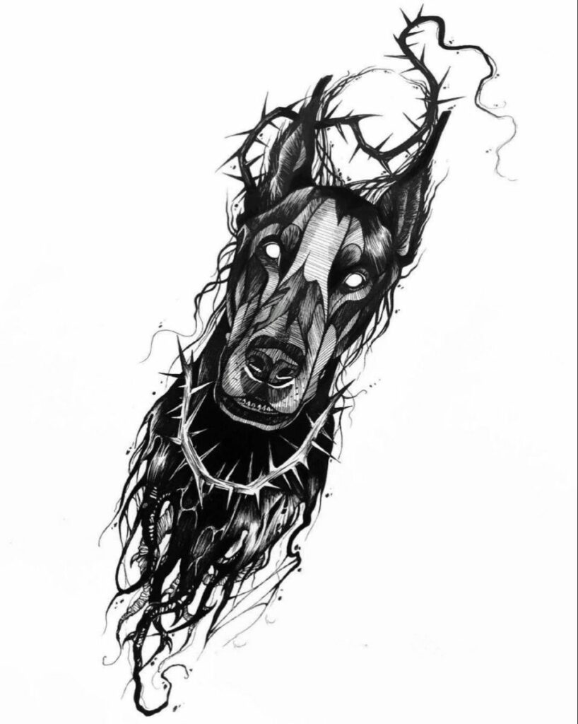 Doberman Tattoo 82