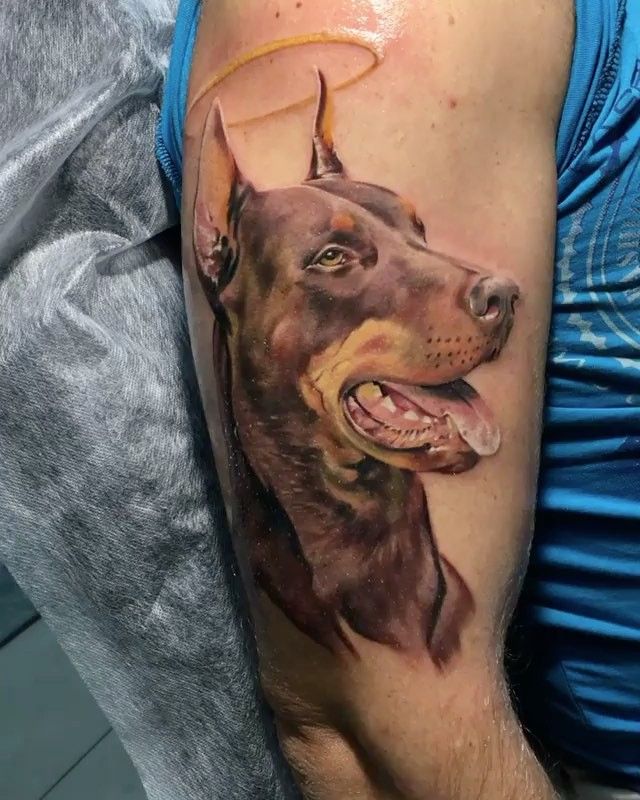 Doberman Tattoo 90