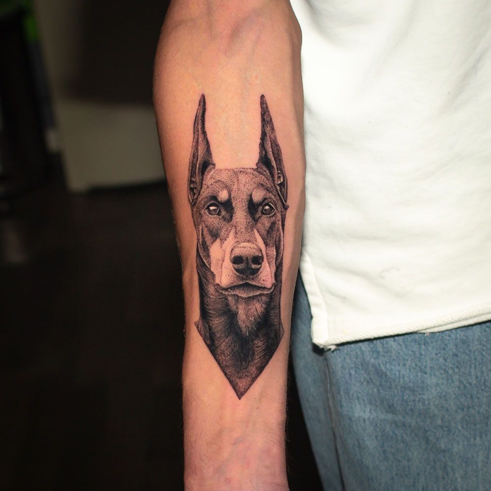 Doberman Tattoo 96