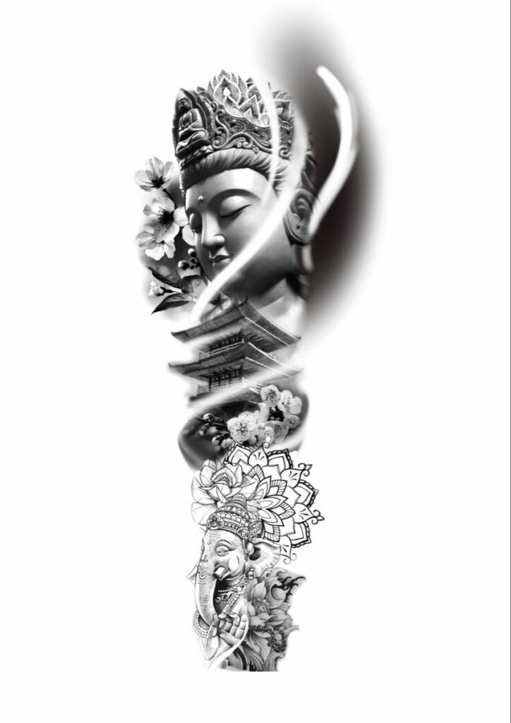 Temple Tattoos 158 6