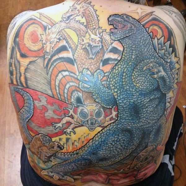 Godzilla Tattoos 186