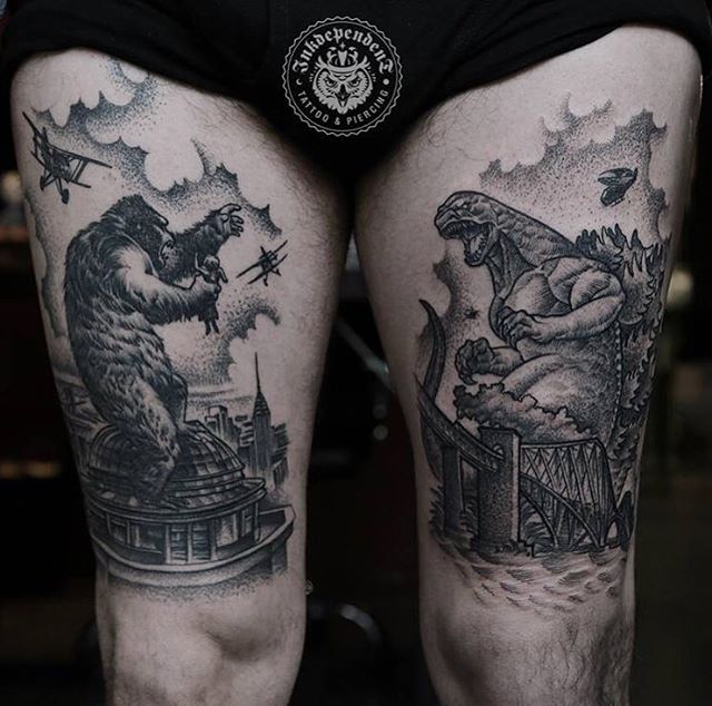 Godzilla Tattoos 232