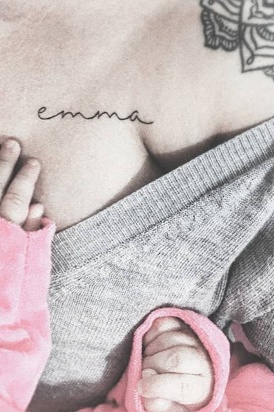Child Name Tattoos 57